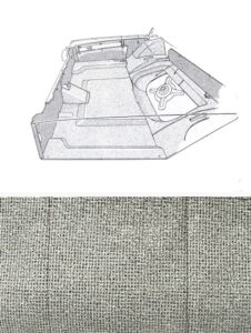 1958 - 1966 Ford Thunderbird trunk mat sets