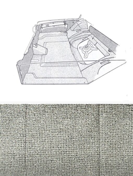 1958 - 1966 Ford Thunderbird trunk mat sets