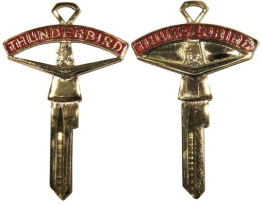 1955 - 1964 Ford Thunderbird ignition & trunk key blank set