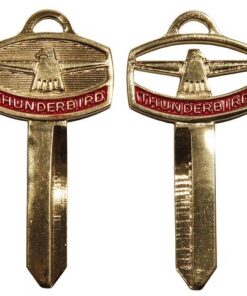 1965 - 1972 Ford Thunderbird gold Thunderbird emblem key set