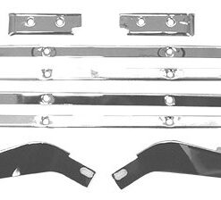 1964 - 1966 Door panel retainer kit (chrome)