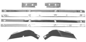 1964-1966 Thunderbird door panel retainer kit (chrome)
