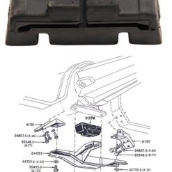 1961 - 1963 Ford Thunderbird Transmission mount