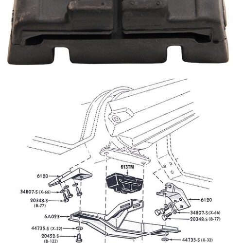 1961-1963 Ford Thunderbird transmission mount