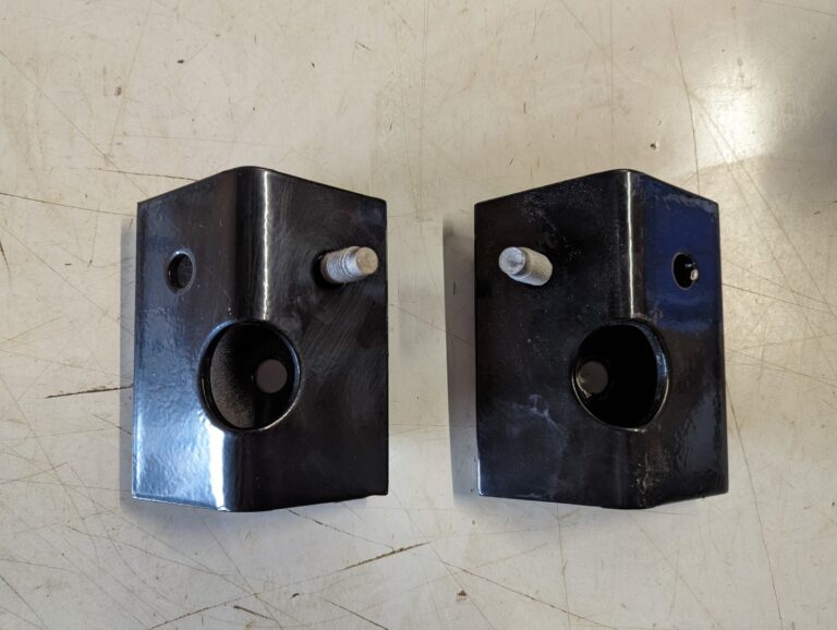 1964-1966 Ford thunderbird motor mount bracket to frame support (pair)