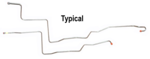 1966 Thunderbird C6 Transmission cooler lines