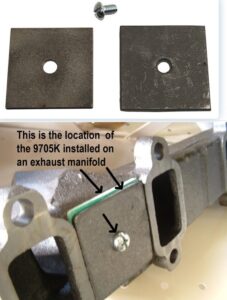 1958-1966 Thunderbird exhaust manifold choke plate