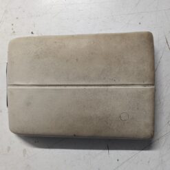 1964-1966 Ford Thunderbird center console glove storage box lid cover / arm rest pad White, very good condition