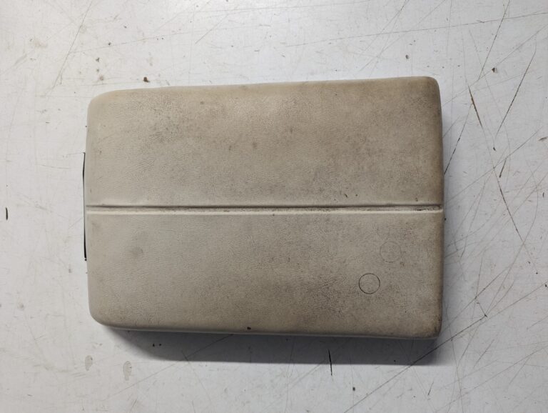 1964-1966 Ford Thunderbird center console glove storage box lid cover / arm rest pad White, very good condition