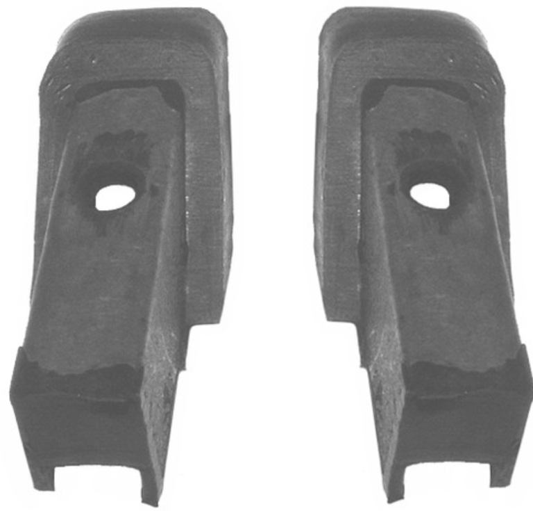 1964-1966 Thunderbird vent window rubber tips (pair)