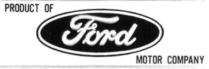 1963-1966 Ford Thunderbird door step plate decal (2 Required)
